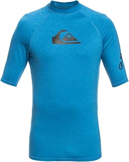 Quiksilver Men's Everyday UPF50 Surf Shirt Rashguard Monaco Blue Heather