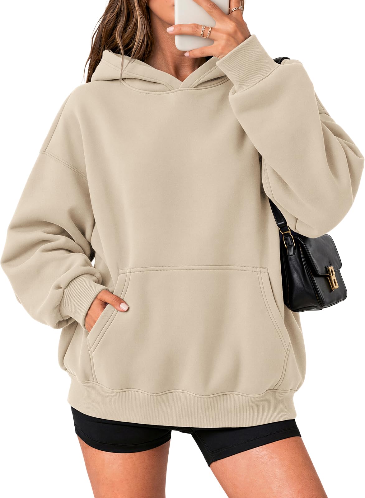 ATHMILE Womens Oversized Hoodies Fleece Sweatshirts with Pocket