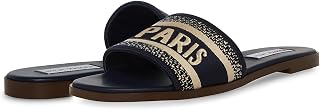 Steve Madden Women's Knox Sandal, Navy Multi, 8.5