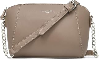 David Jones - Women's Small Shoulder Bag - Chain Shoulder Bag - Crossbody Messenger Bag PU Leather - Hand Bag Evening Bag Noche Clutch Clutch Clutch Elegant Fashion City Work