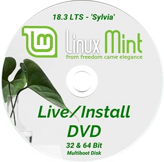 Linux Mint 18.3 Sylvia 2018 Bootable Live / Install DVD - 32 / 64 Bit