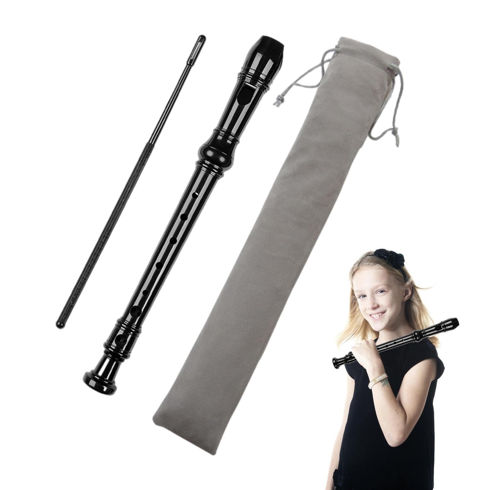 8 Hole Soprano Recorder 8 Hole Recorder Musical Instrument Carrying Bag | Record