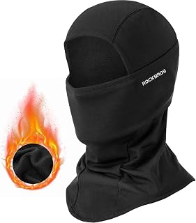 ROCKBROS Men's Balaclava Ski Mask for Cold Weather Winter Thermal Hood | Windproof,Soft & Comfortable,Elastic Design,for Skiing,Cycling and Other outdoor Activities,Helmet Compatible