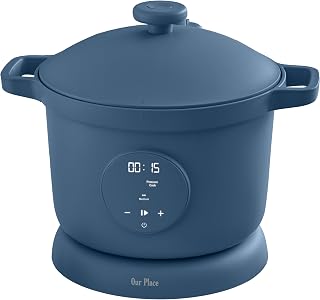 Our Place Dream Cooker, 6 Qt Ceramic Nonstick Pressure Cooker & Multicooker | Touchscreen pressure cooker with auto steam release; pressure cook, sauté, slow cooker, rice cooker and keep-warm modes
