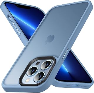 Anqrp Zero Seriesr for iPhone 13 Pro Case, Translucent Matte Slim Protective Case, Military Shockproof Mobile Phone Case for iPhone 13 Pro with Rhinoshield 6.1 Inch, Blue