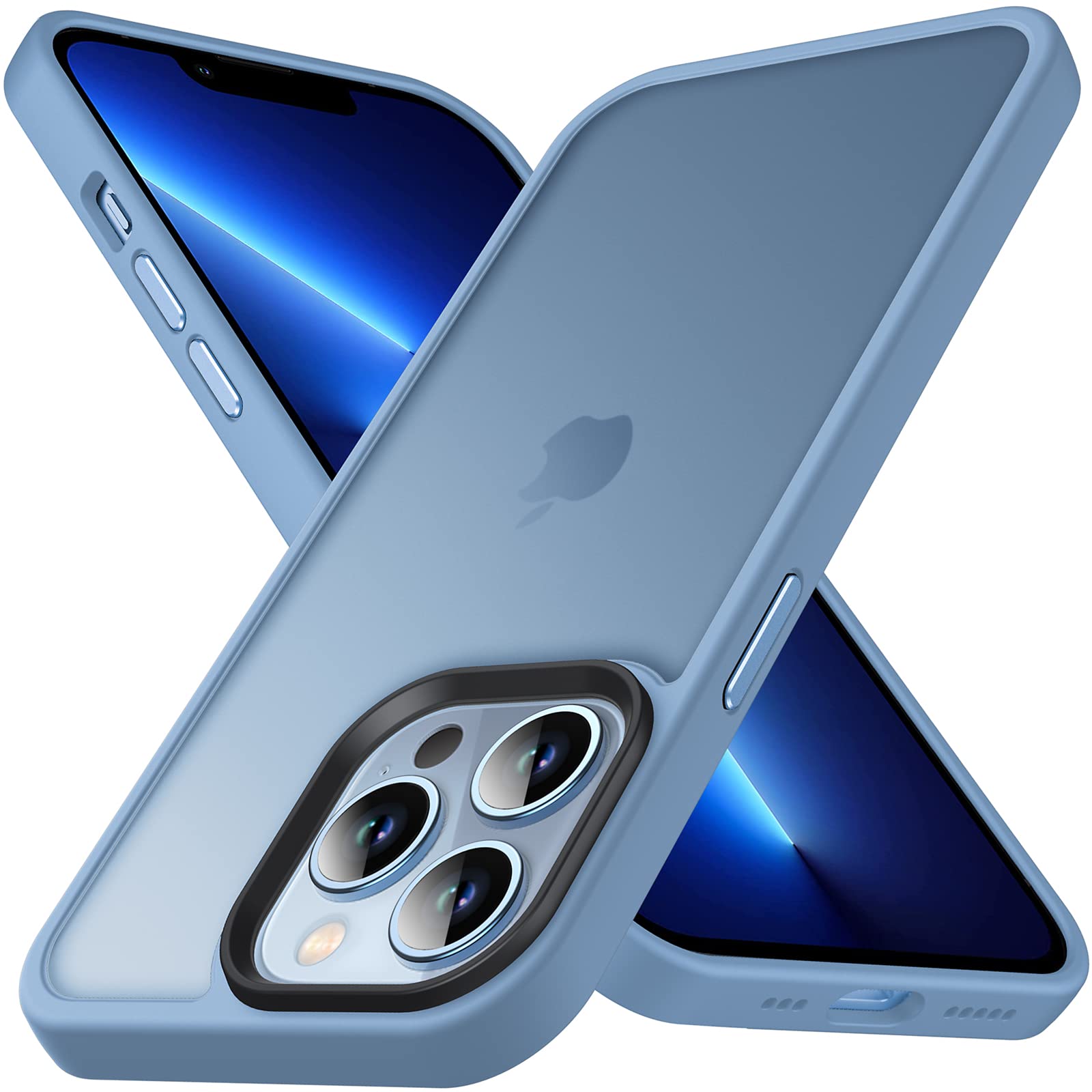Anqrp Zero Seriesr for iPhone 13 Pro Case, Translucent Matte Slim Protective Cas