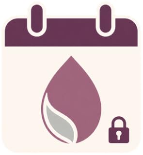 Period Calendar for Fire Tablet Private Offline Cycle Log, Symptoms & Printable History