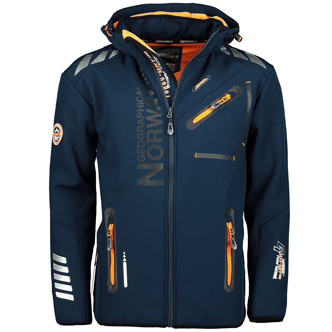 Geographical Norway ROYAUTE MEN - Chaqueta Softshell Impermeable Hombre - Capuch