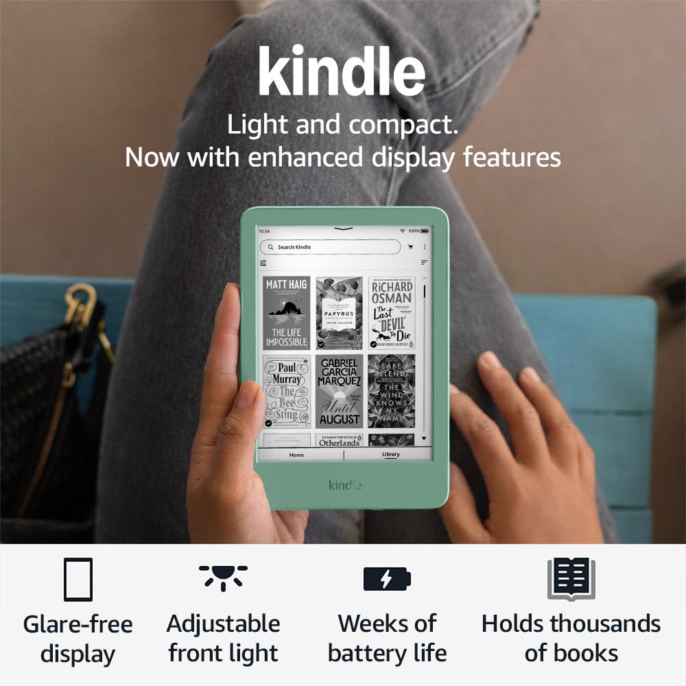 Amazon Kindle 16 GB (2024 model) - Light and compact, with fast page turns, and 