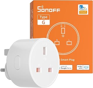 SONOFF S60ZBTPG Smart Plug (Requires Zigbee Gateway) – Remote Control, Energy Monitoring, Timer Schedules, Overload Protection, Zigbee Repeater, Compatible with eWeLink App