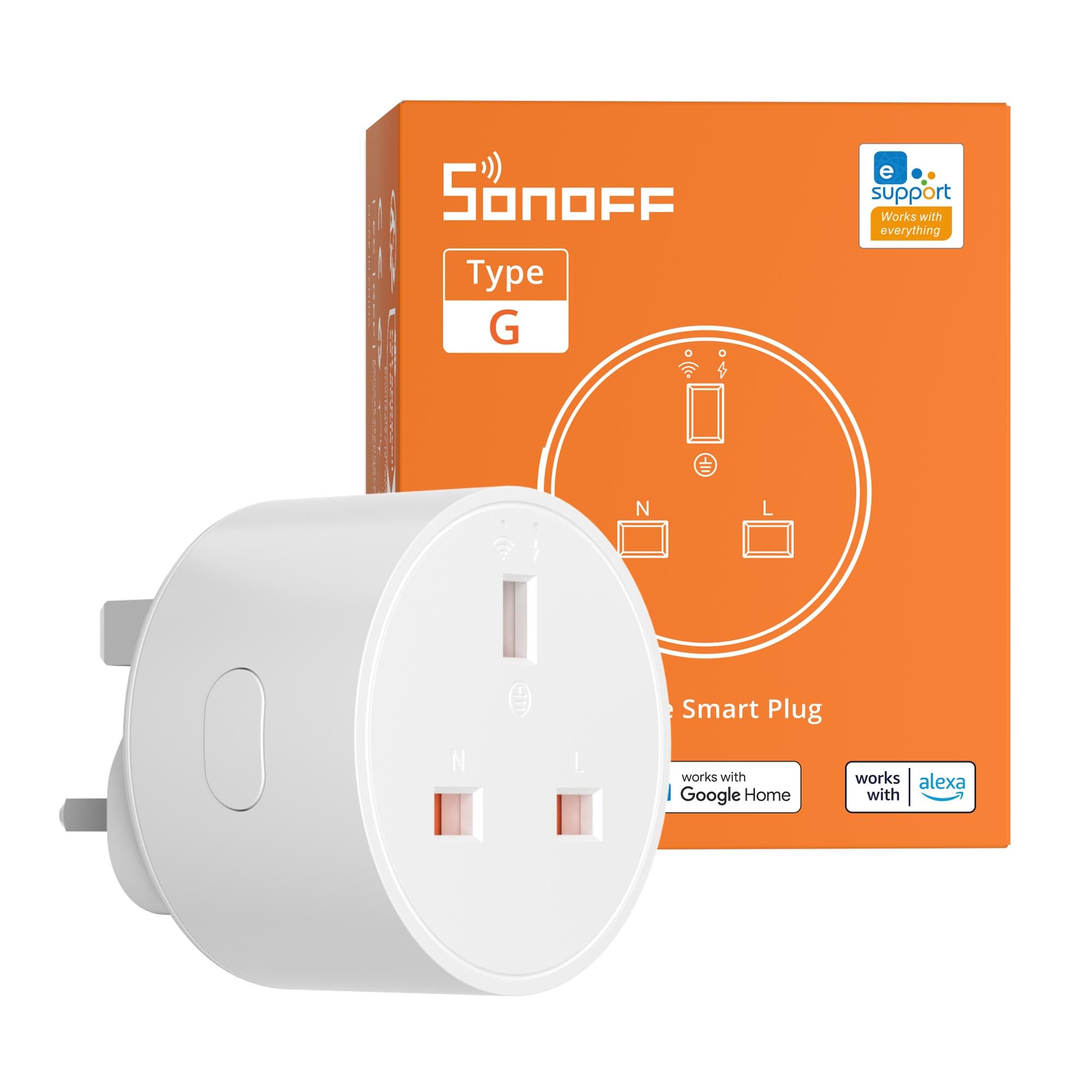 SONOFF S60ZBTPG Smart Plug (Requires Zigbee Gateway) – Remote Control, Energy Mo