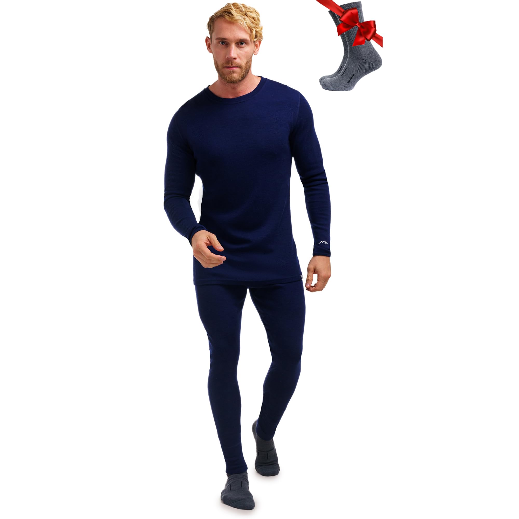 Merino.tech 100% Under Clothing Men's Merinos – Top and Bottoms + Socks