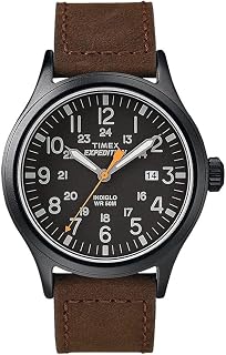 Timex Men's Expedition Scout 40mm Leather Strap Watch