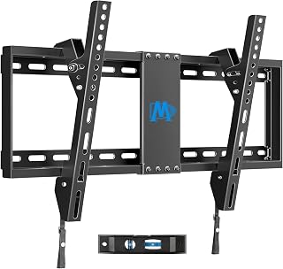 Mounting Dream Tilting TV Wall Mount for Most 37-90 Inch TVs up to 132lbs | Low Profile TV Mount Fits 16", 18", 24" Studs, Max VESA 600x400mm, Wall Mount TV Bracket with Quick Lock & Release, MD2268-LK