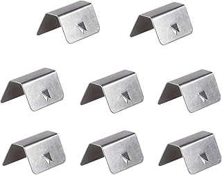 8Pcs Wind Deflector Clips Stainless Steel Wind Rain Deflector Fitting Clips | Fitting Clips Compatible with Heko G3