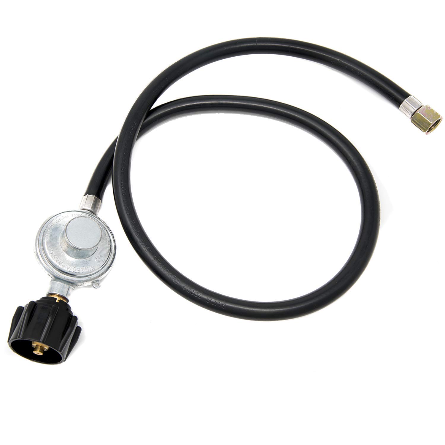 GasOne Propane Regulator 3 Feet Universal QCC1 Grill Replacement with 36 inches 