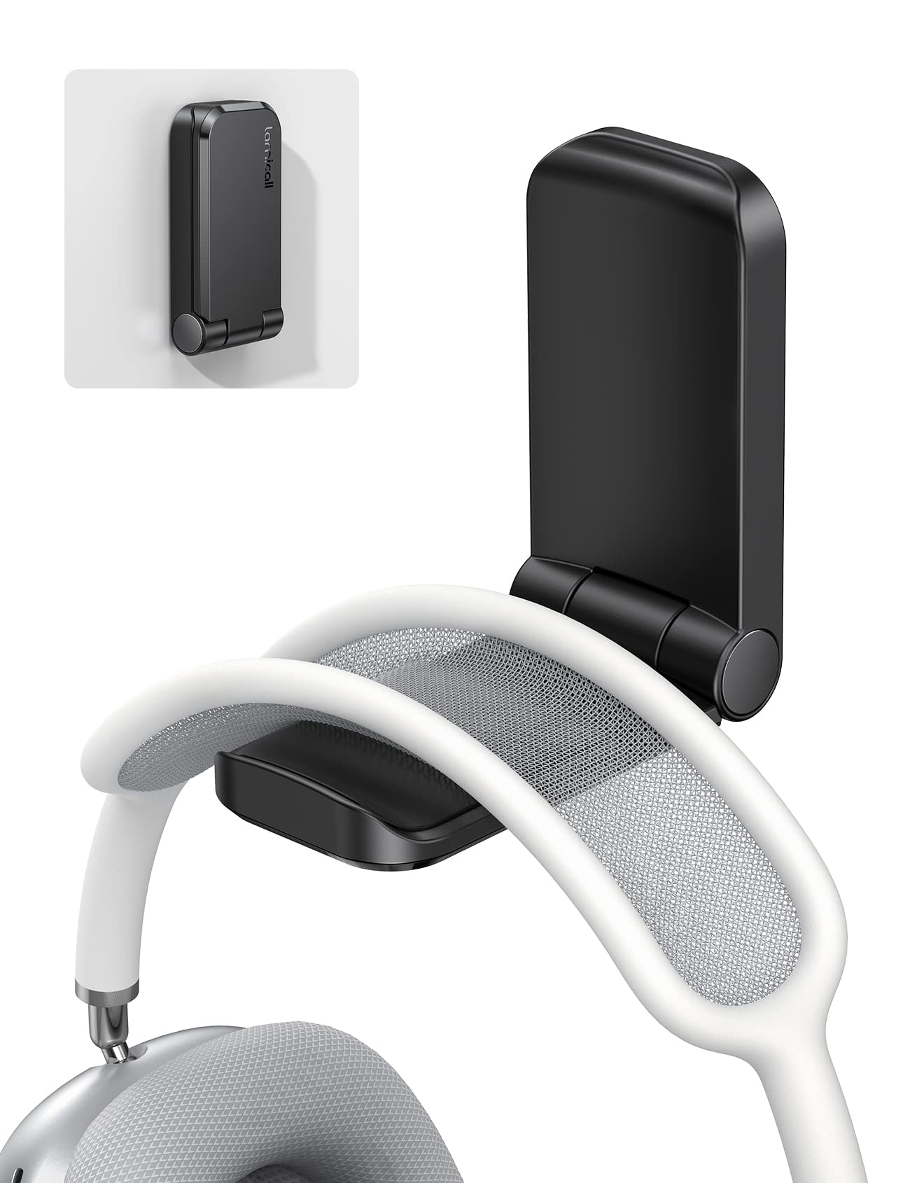 Lamicall Headphone Stand, Sticky Headset Hanger, Adhesive Headphone Holder | Hea