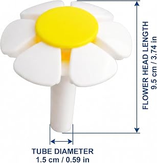 Cat Flower Water Fountain, Pet Water Fountain Nozzle Replacement Flower for Head for Cat Fountain Automatic Drinking Water Dispenser Pet Water Fountain Flower Top Replacement Fountain Parts