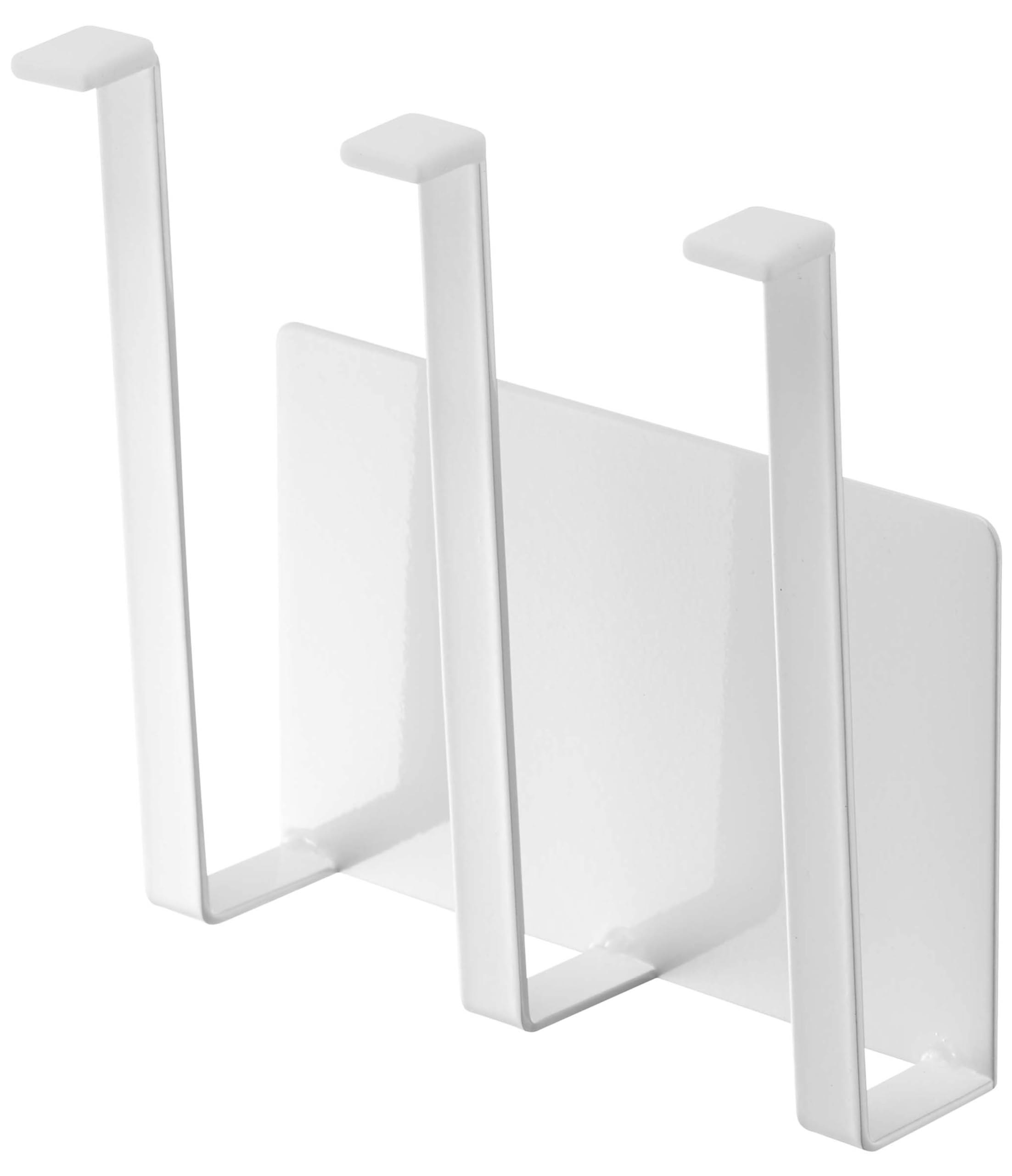 Yamazaki 5136 Magnetic Glass & Bottle Holder, White, Tower, Approx. W 5.3 x D 2.