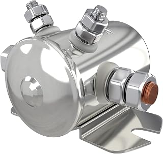 Zhushan Max 300A Continuous Duty Solenoid Relay Nickel-Plating for Golf Carts, Winch, Marine in Rush 12VDC