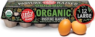 Vital Farms Organic Pasture-Raised Large Eggs 12ct