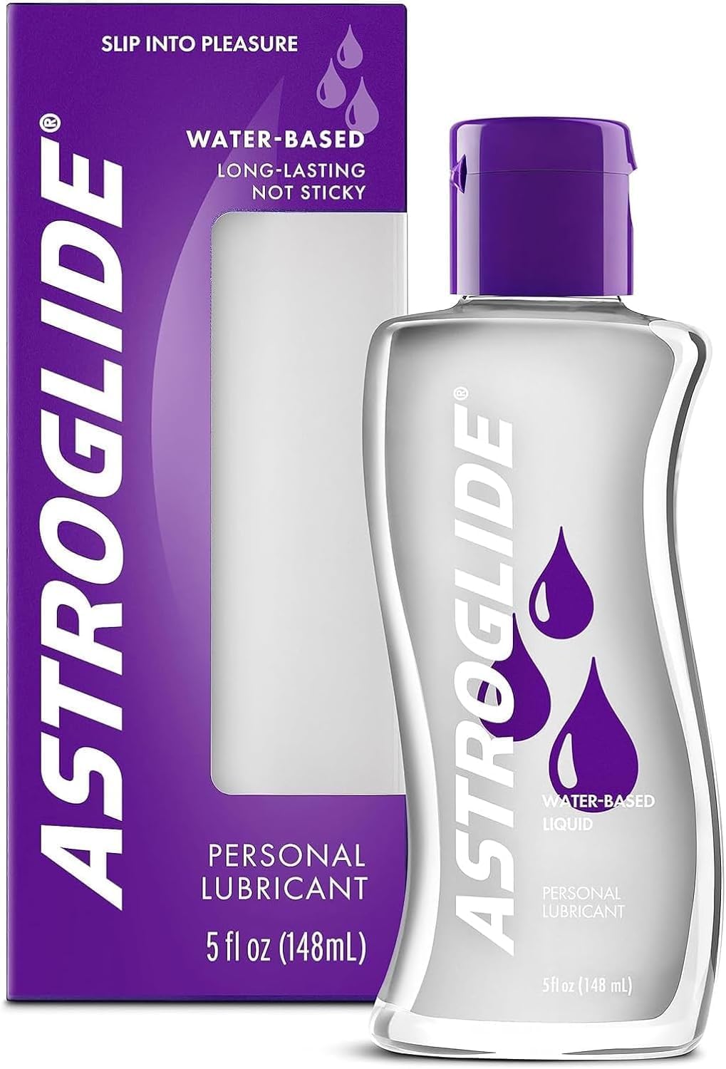 ASTROGILDE Water-Based Lube (148 mL), Personal Liquid Lubricant