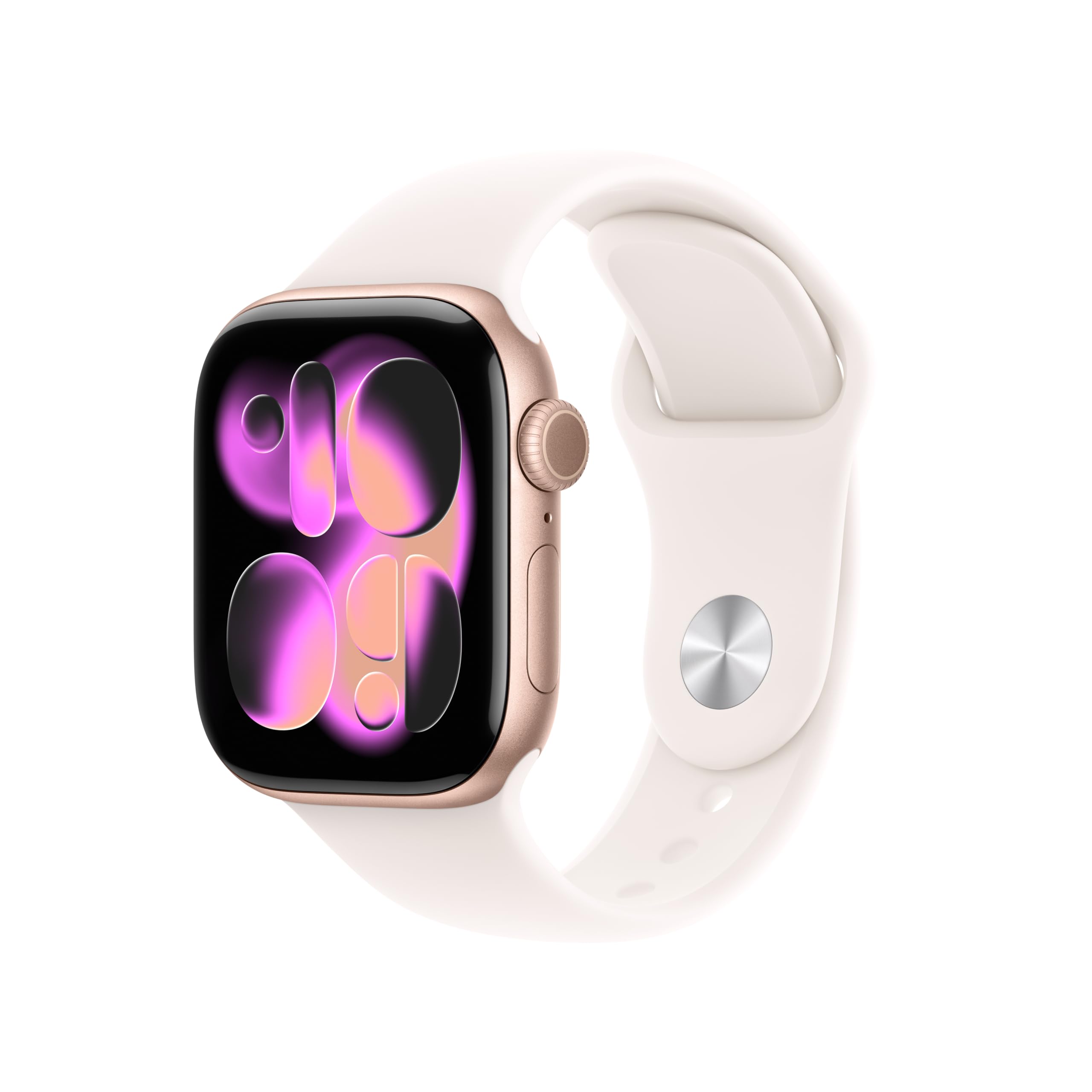 Apple Watch Series 11 [GPS 42mm] Smartwatch with Rose Gold Aluminum Case with Li