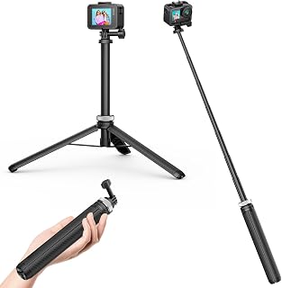 AKASO 63"/160cm Selfie Stick Tripod Extendable Action Camera Mount