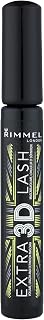 Rimmel Extra 3D Lash Volumising Mascara, 8 ml (Pack of 1), Black