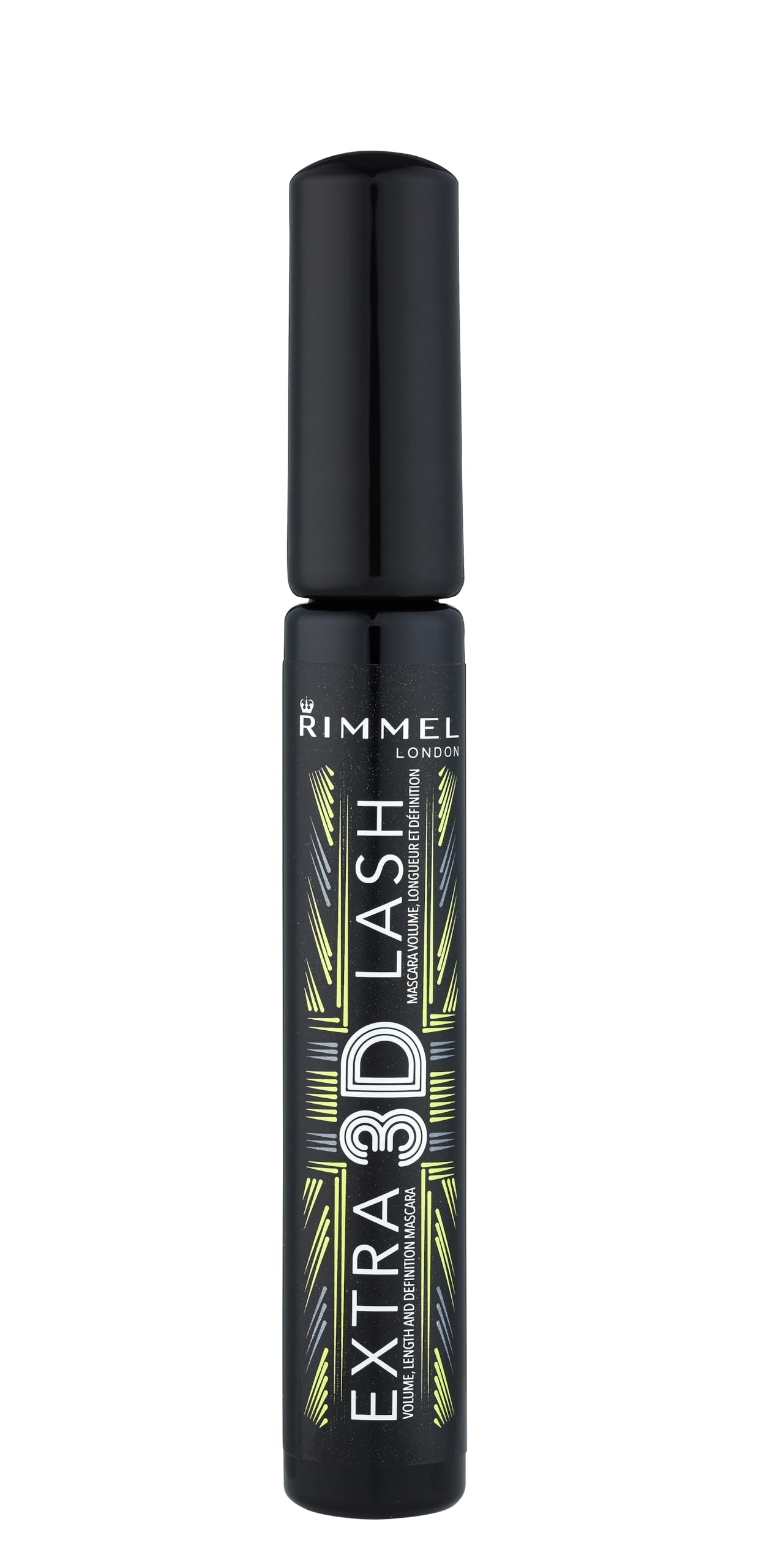 Rimmel Extra 3D Lash Volumising Mascara, 8 ml (Pack of 1), Black