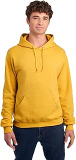 JERZEES Men’s NuBlend Fleece Pullover Hoodies, Cotton Blend, Sizes S-3X