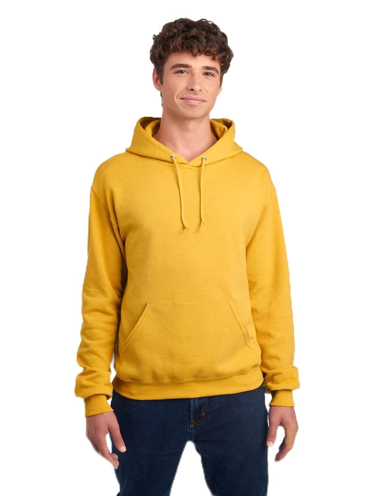 JERZEES Men’s NuBlend Fleece Pullover Hoodies, Cotton Blend, Sizes S-3X
