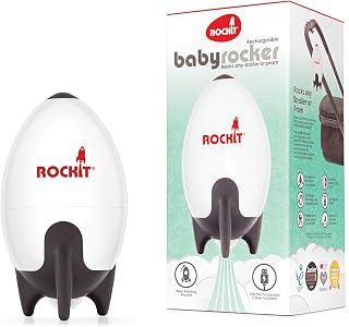 Rockit Rocker Rechargeable Pram Rocker | Baby Pushchair Rocking Device, Soothing Motion for Stroller or Buggy, Adjustable Speed, 60 Minute Timer, Universal Fit