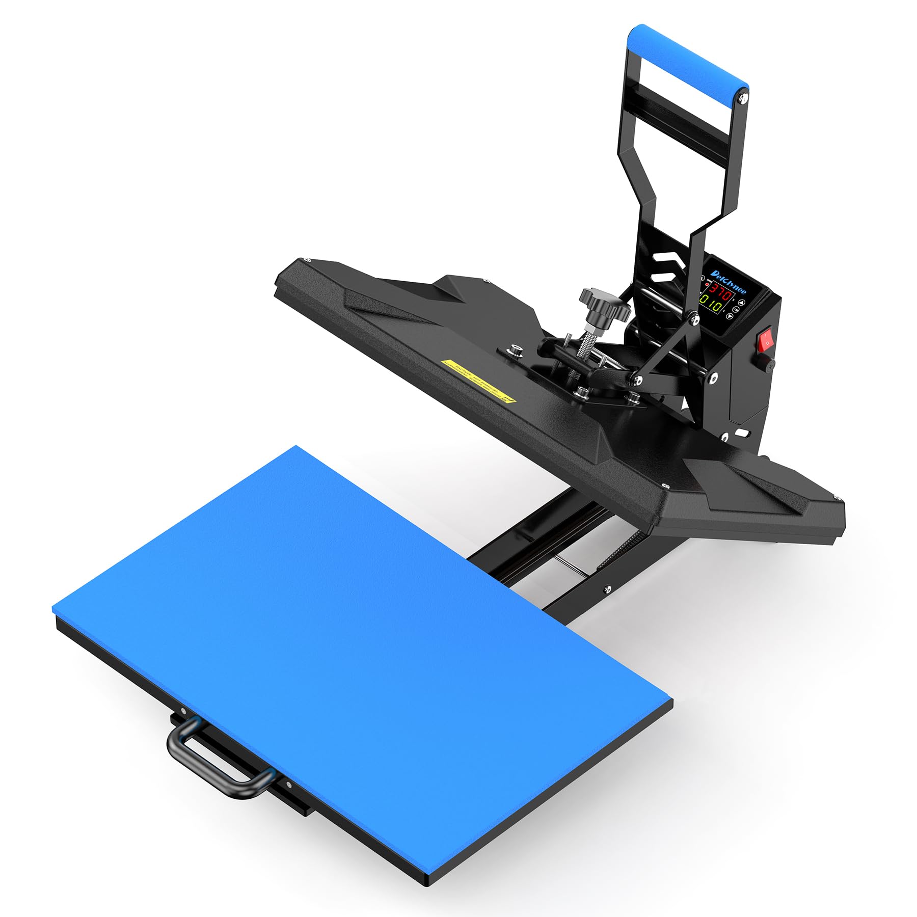 Delclynee 16" x 24" Slide Out (12.25") Heat Press Machine for T Shirts, Clamshel