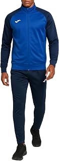 Joma Men's Tracksuit 8XS - 3XL - Stand Collar Jacket, Zip and Pockets - Trousers with Elastic Waist, Drawstring and Ribbed Hem - Academy IV
