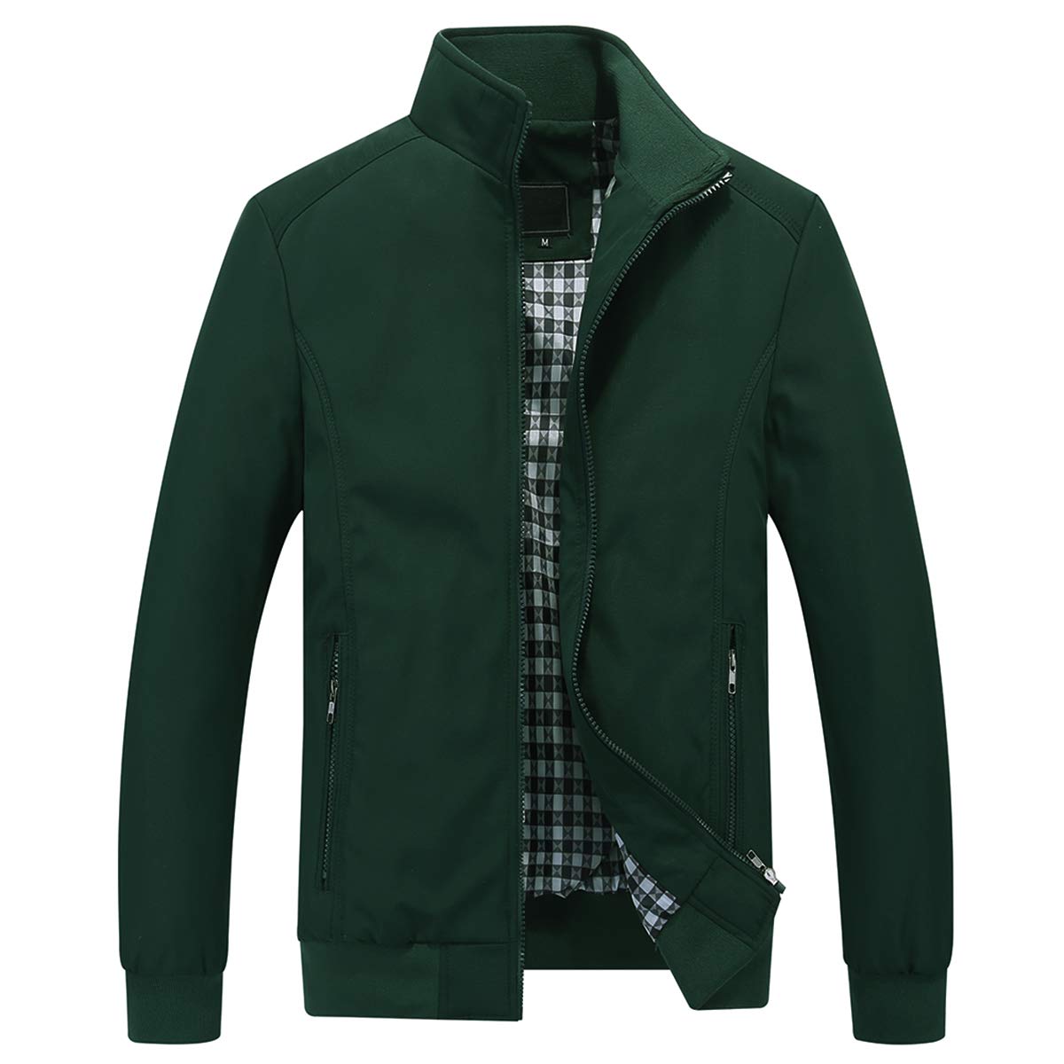 YOUTHUP Mens Summer Bomber Jackets Casual Lightweight Windbreaker Coat