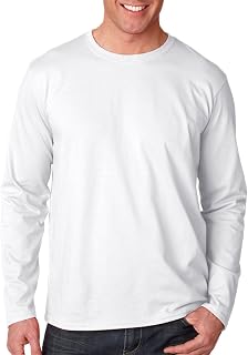Gildan Men's Soft Style Long Sleeve T-Shirt, Cut