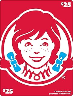 Wendy's Physical Gift Card | $25