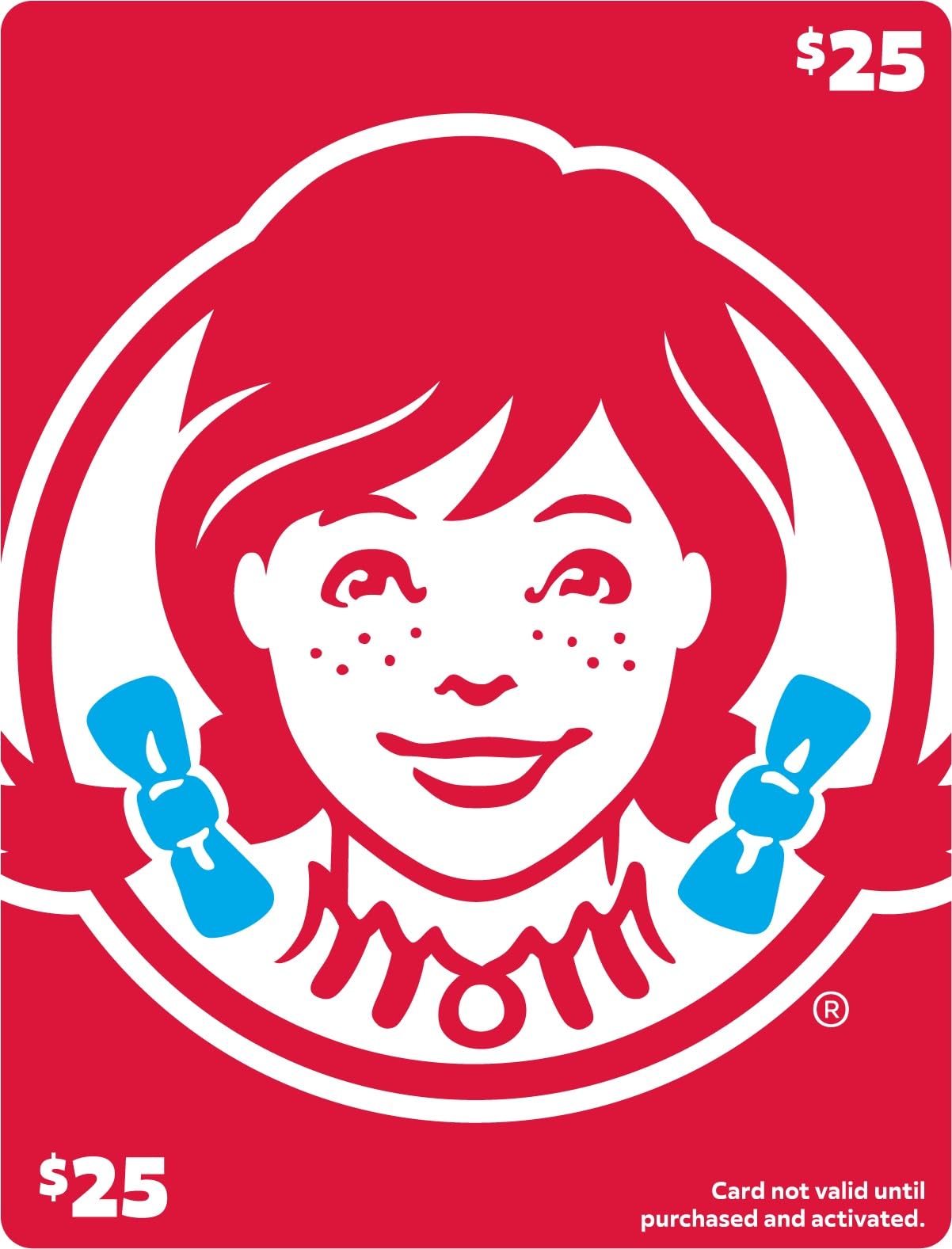 Wendy's Physical Gift Card | $25