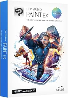 CLIP STUDIO PAINT EX - Version 3 | Perpetual License | for Microsoft Windows and macOS