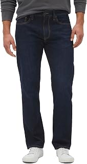 GAP V-Straight Opp Black - Jeans - Straight Denim Jeans - Men