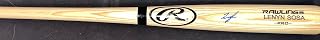 Lenyn Sosa Chicago White Sox Autographed Signed Blonde Baseball Bat BECKETT Witness Hologram