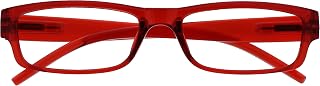 OPULIZE Ace Reading Glasses, Rouge, +1,50 Grossissement Unisex