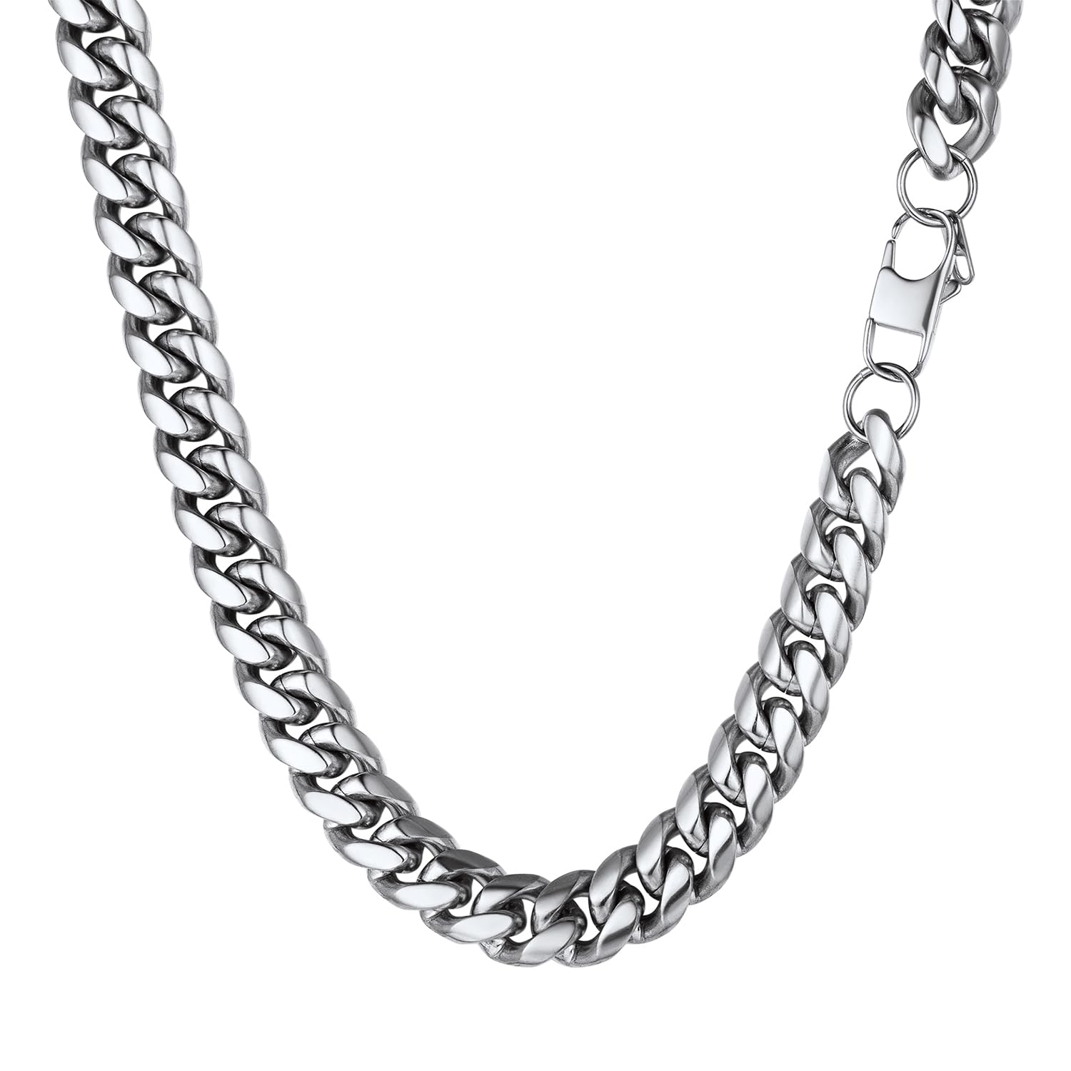 PROSTEEL Miami Cuban Chain Stainless Steel Necklace for Men