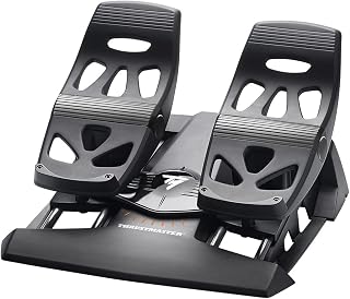 Thrustmaster TFRP T.Flight Rudder Pedals - PS5, XBOX & PC | High precision, differential braking system for Flight sim, compatible with Thrustmaster ecosystem, ergonomic & versatile