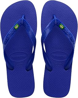 Havaianas Women's Brazil Flip Flops - Spring and Summer Sandals for Women - Marine Blue, 6