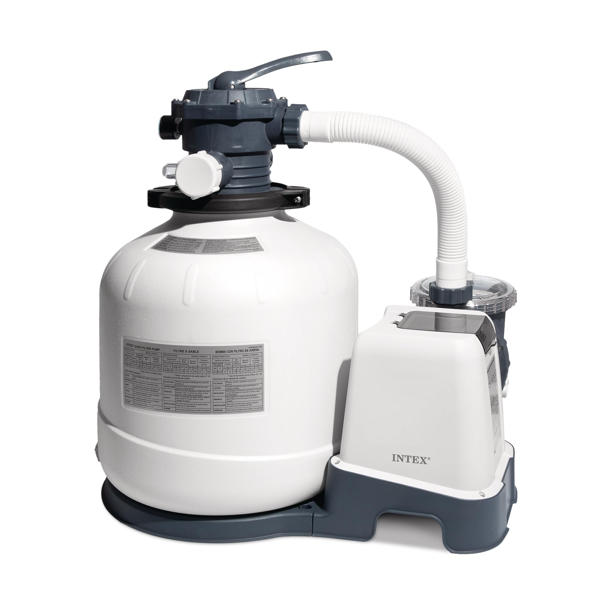INTEX Krystal Clear 3,000 GPH Sand Filter Pump for Above Ground Pools | 26651EG 
