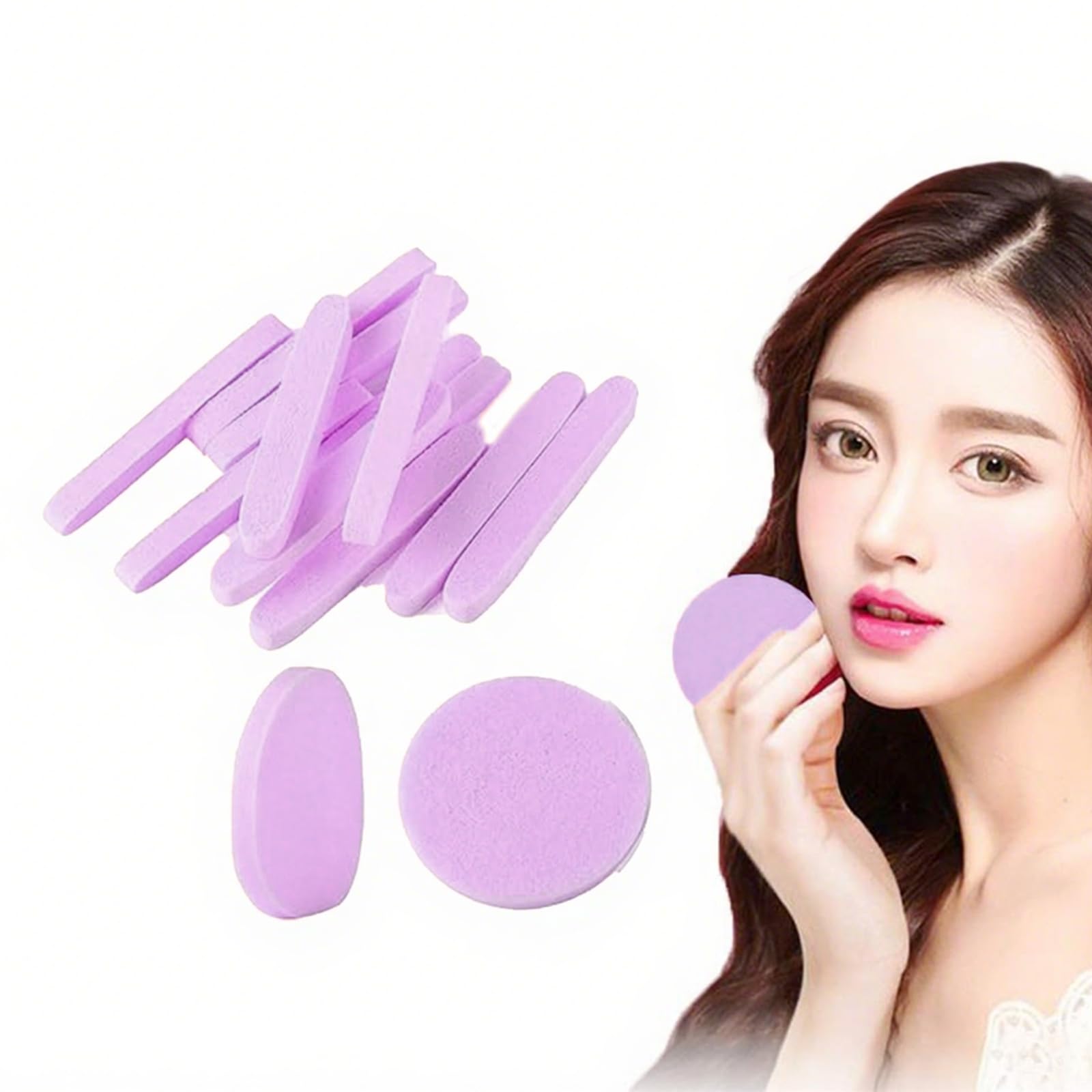 48 Pack Facial Sponge Compressed Sponges Reusable Round Daily Facial Cleansing S