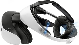 AMVR CM1 PSVR2 Comfort Mod Kit, Magnetic Forehead Pad Weight Balancer | Sweet spot keeper, soft breathable pad, anti‑slip rear pad, pressure relief, reduce headset slipping, long‑time VR gaming