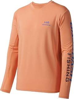 Bassdash Fishing T-Shirts for Men UV Sun Protection UPF 50+ Long Sleeve T-Shirt